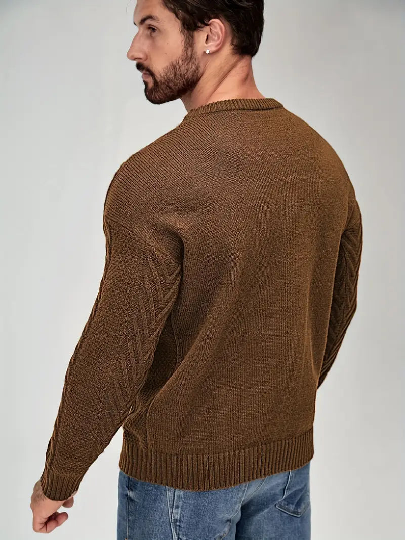 Rippenstrickpullover für Männer