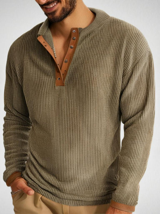 Klassischer Herren Retro-Strickpullover