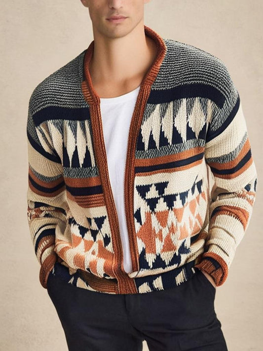 Vintage Herren Strickjacke