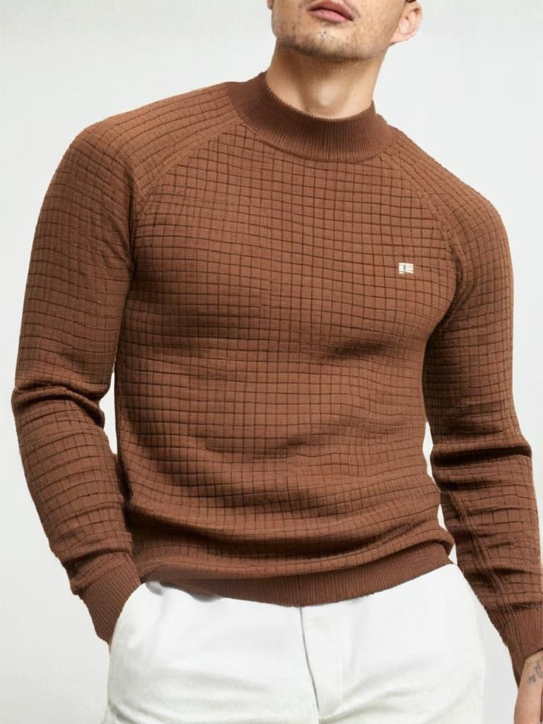 Bequemer Strick Herren Pullover