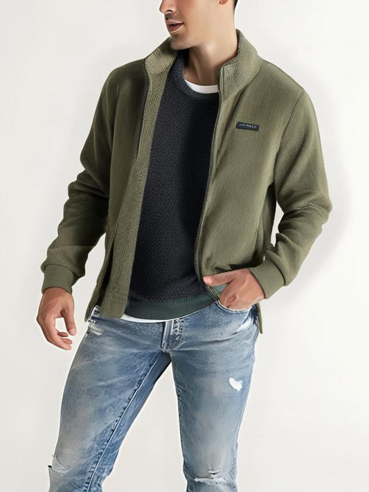 Warme Cord Herren Sherpa Winterjacke