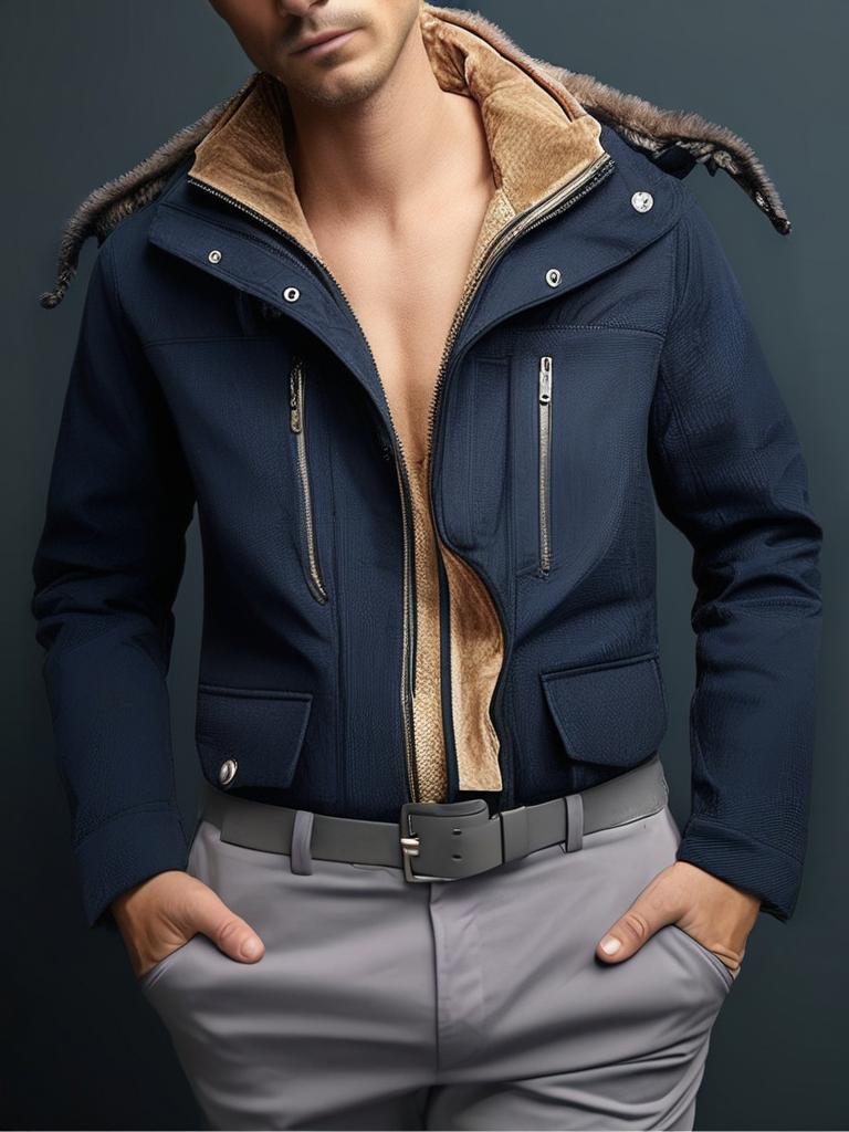 Warme Wasserdichte Herren Winterjacke