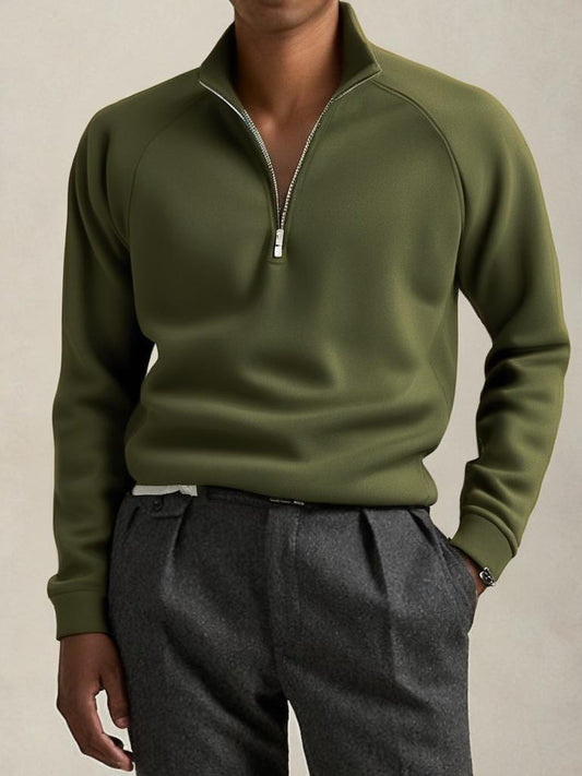 Sportlicher Herren Half-Zip Pullover