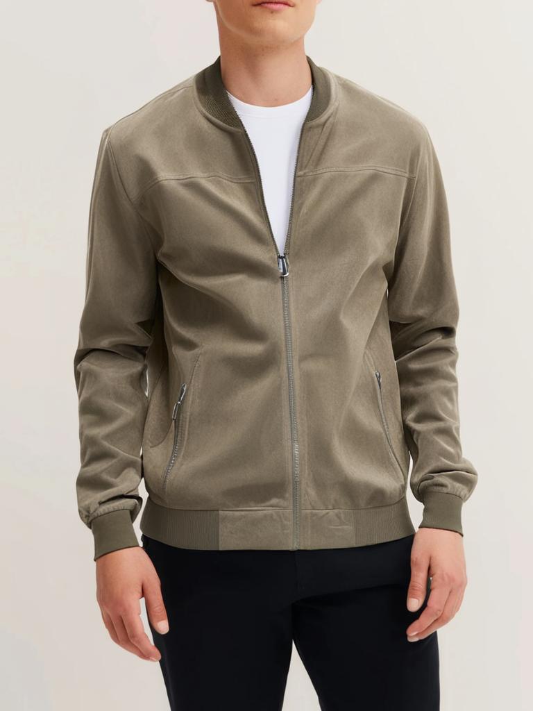 Retro Wildleder-Optik Herren Jacke